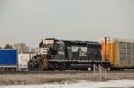 NS SD40-2 Locomotive in the yard